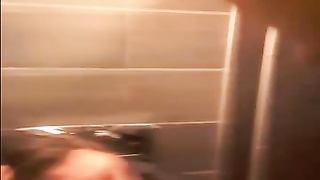 Bulgarian slut throating cock in the toilet 