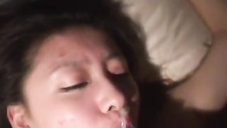 amateur chinese gf  Takes fountain on Face and guzzles  