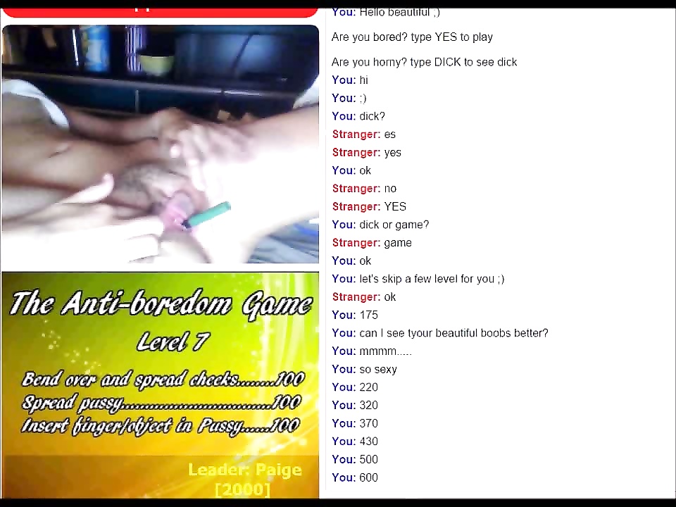 Omegle Teen Riding Dildo